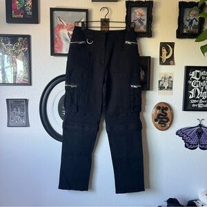 i am gia ursa zipper cargo pants